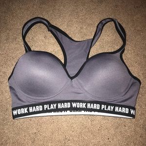 Grey Sports Bra